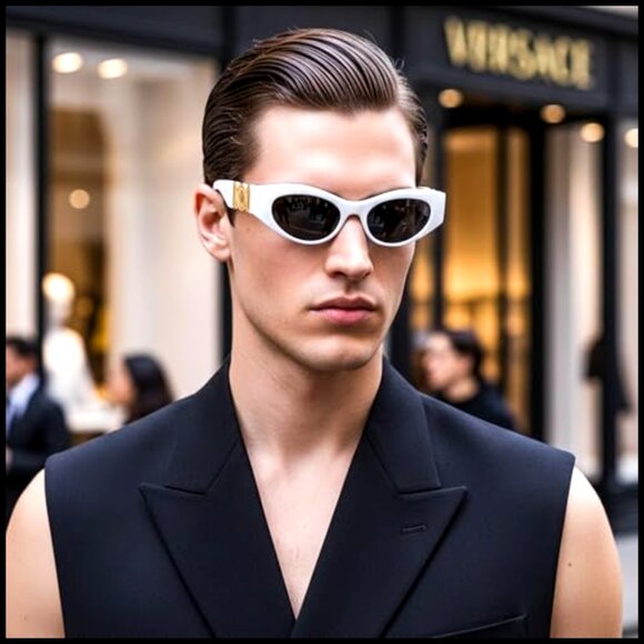 Cat Eye Sunglasses, Small Frame, UV400 Protection, Plastic main image 6